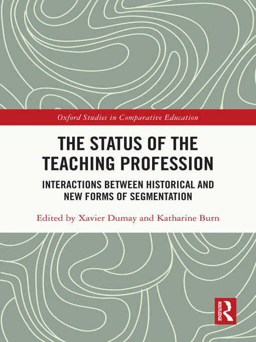 Title details for The Status of the Teaching Profession by Xavier Dumay - Available